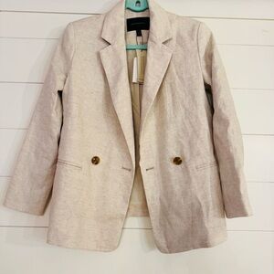 Banana republic linen blazer size 2 NWT